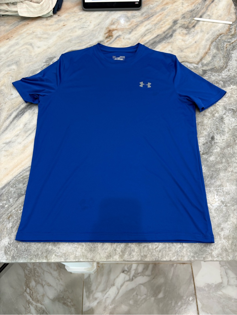 Under Armour Men's Tech 2.0 Short Sleeve Crew - Royal Blue - Picture 3 of 8